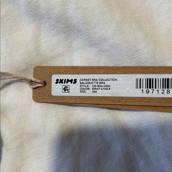 Skims Logo Shine Corset Bra - Picture 2 of 6